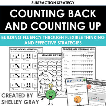 Counting Back And Counting Up Subtraction Strategy - Mental Math Strat ...