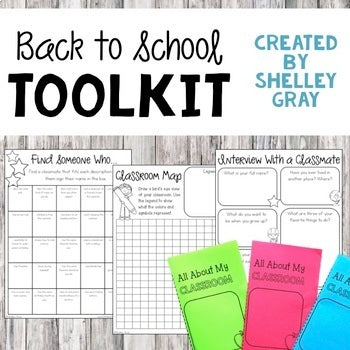 Back To School Activities - First Week of School Activity Bundle ...