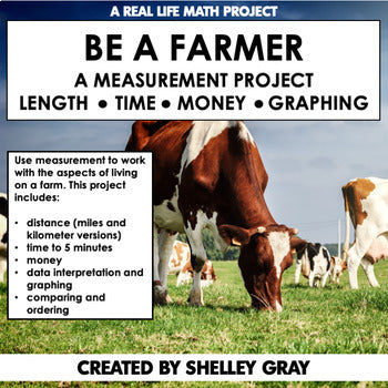 Measurement Math Project - Real World Math With Length, Time, Money, G ...