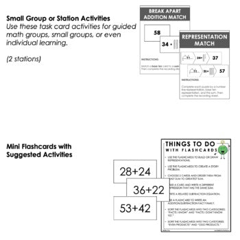 Image of Break Apart (Decomposing) for Addition - Mental Math Addition Strategy Unit