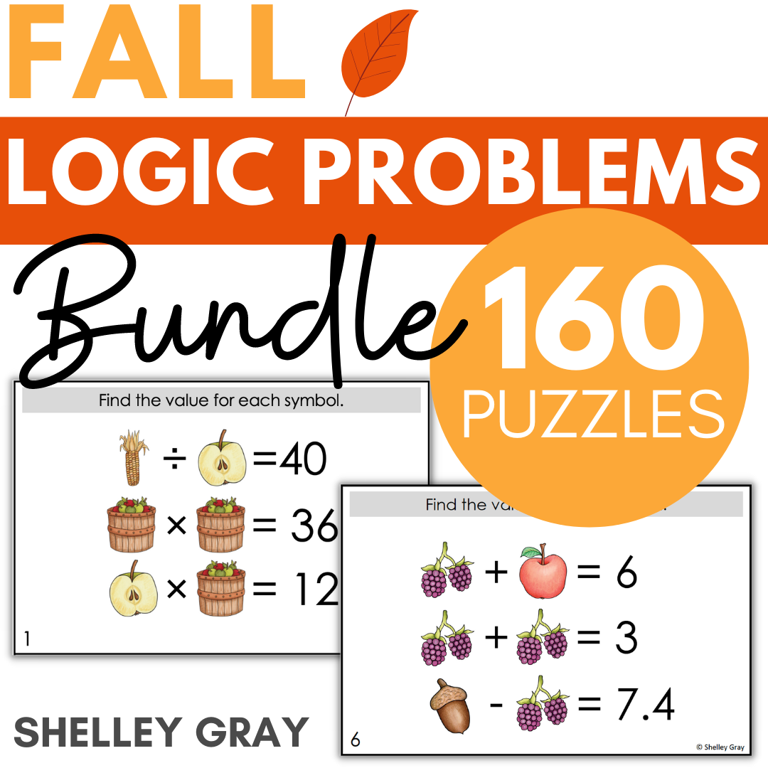 Bundle - Fall Math Logic Problems