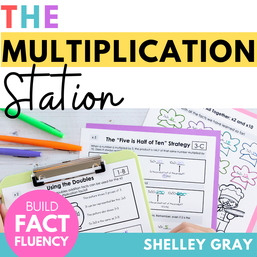 Multiplication Fact Fluency Program | The Multiplication Station Activities