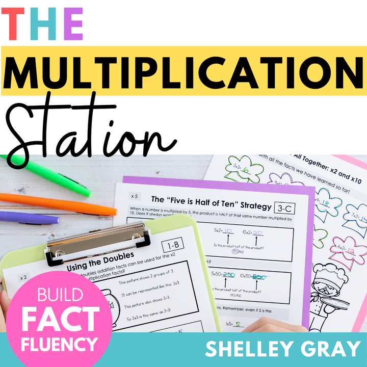 Multiplication Fact Fluency Program | The Multiplication Station Activities