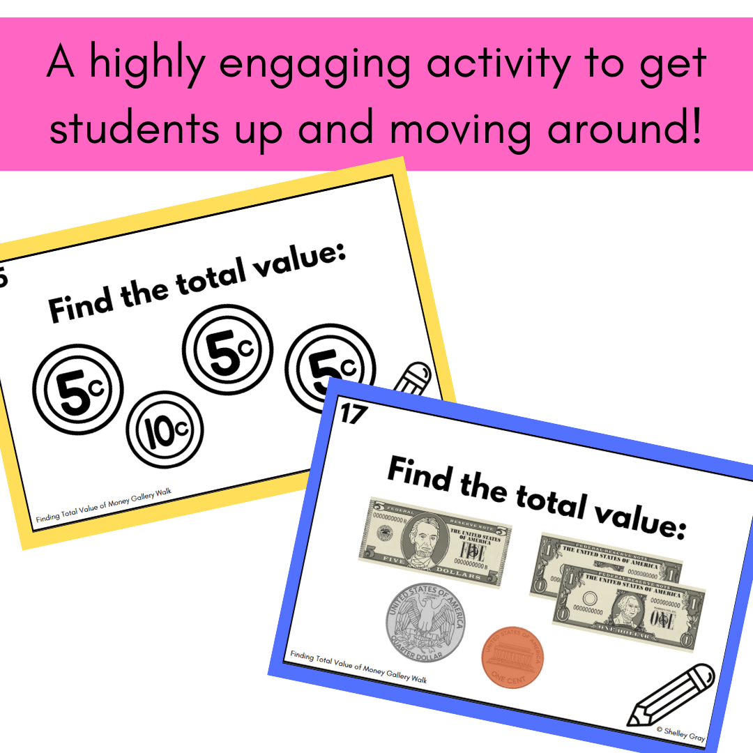 Money Values Activities - Around the Room Gallery Walk