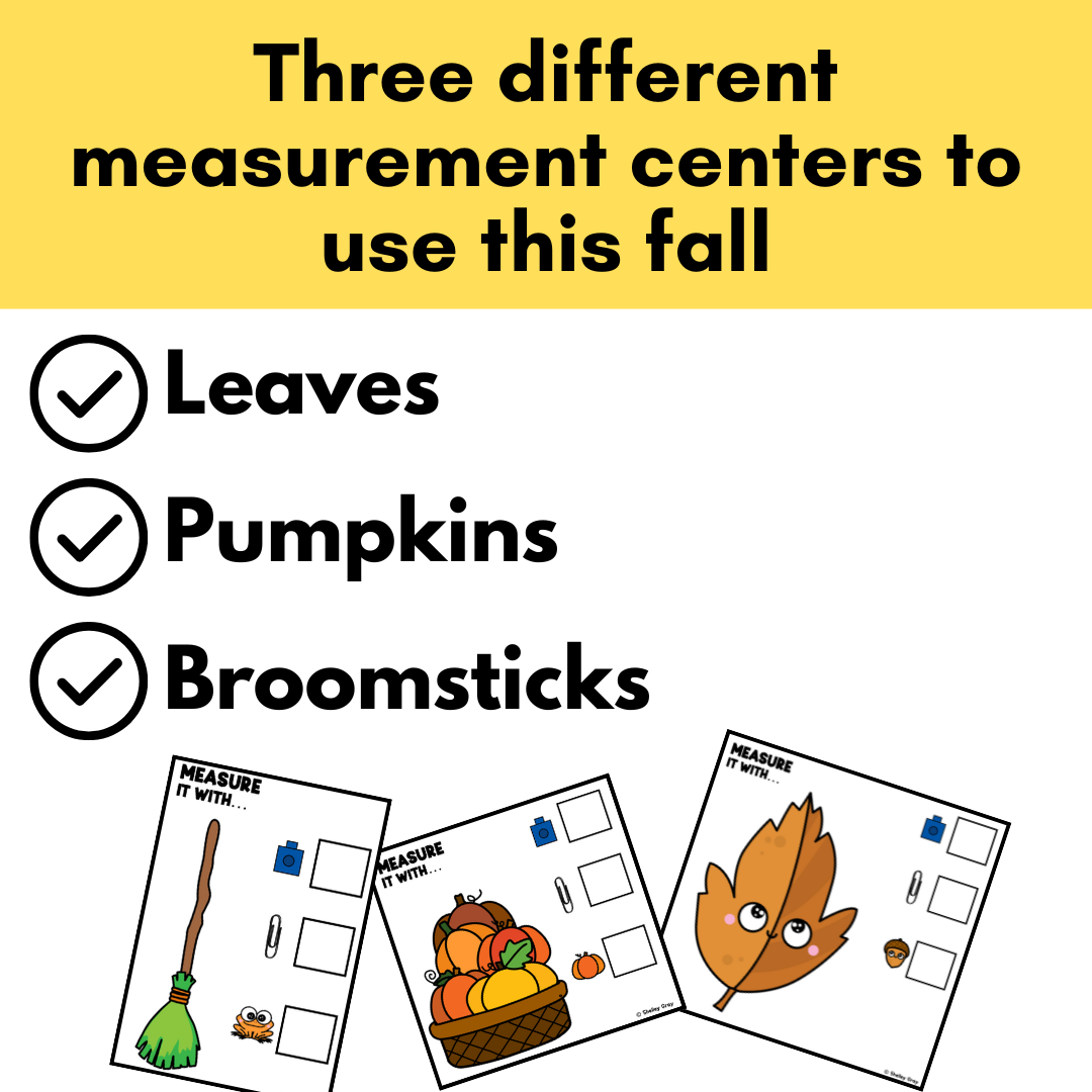 Fall Measurement Centers | Non-Standard Measurement for K–2