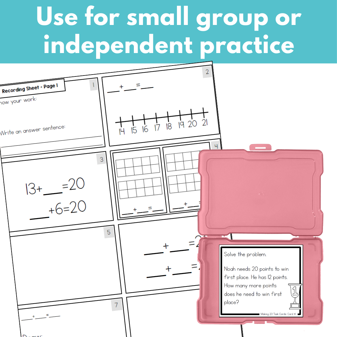 Addition Strategies Task Cards: Second Grade Bundle (Sums to 100)