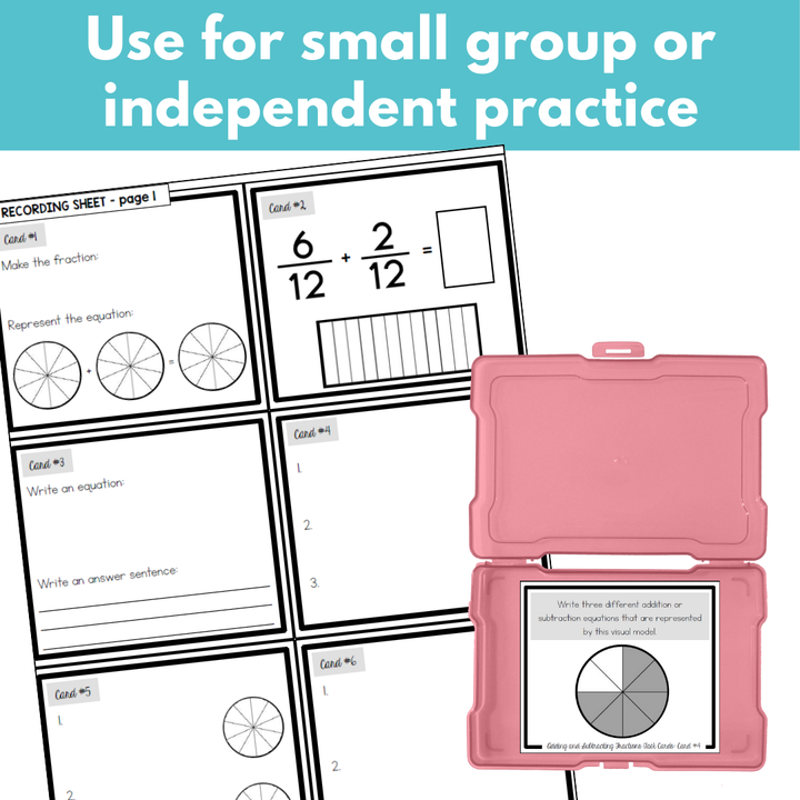 Fractions Task Cards: The Big Bundle