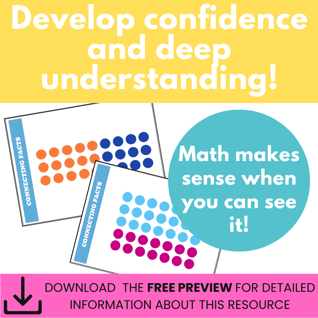 Mental Math Multiplication with Visual Models Arrays and Ten Frames BU ...