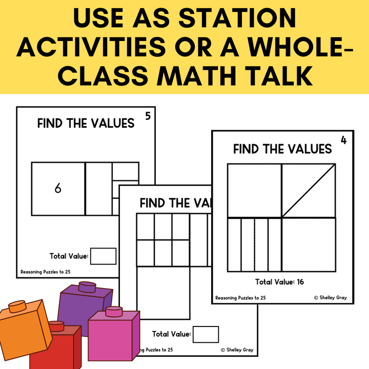 Math Reasoning Puzzles to 25 | Grade 1 Problem Solving & Number Sense