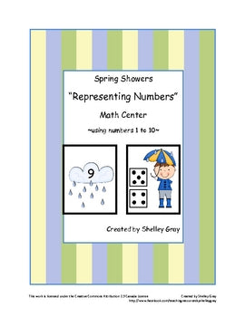Main image for FREE Representing Numbers Math Center