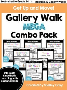 Main image for Gallery Walks Bundle for 3rd and 4th Grades
