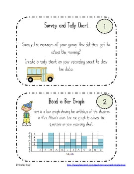 Image of September Data and Graphing Task Cards