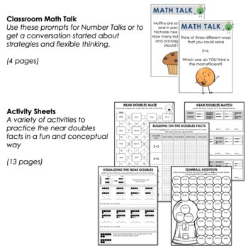 Image of Near Doubles Addition Strategy - Mental Math Strategies