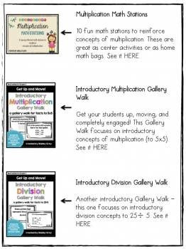 Image of Multiplication and Division Fact Fluency Activities - Bundle