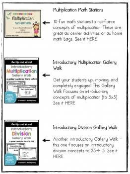 Multiplication and Division Fact Fluency Activities - Bundle – Shelley ...