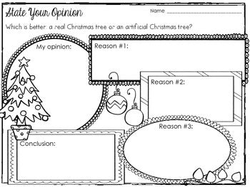 Image of Christmas Writing Activities for Stations or Centers