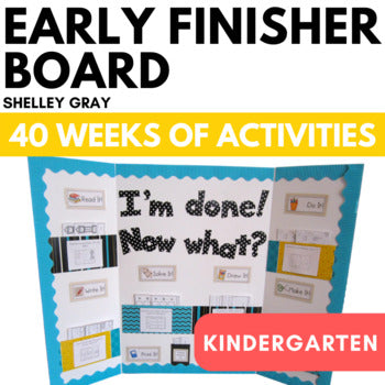 Main image for Early Finisher Board™ for Kindergarten