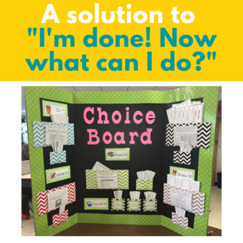 Image of Early Finisher Board™ Bundle for Kindergarten and 1st Grade