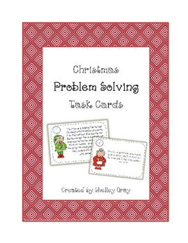 Main image for Christmas Problem-Solving Task Cards