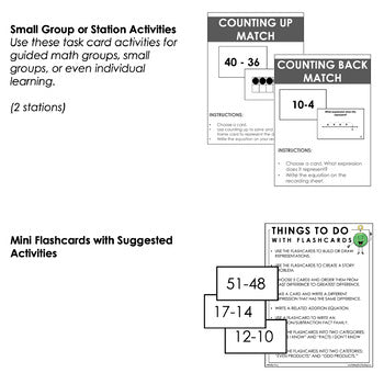 Counting Back and Counting Up Subtraction Strategy - Mental Math Strat ...