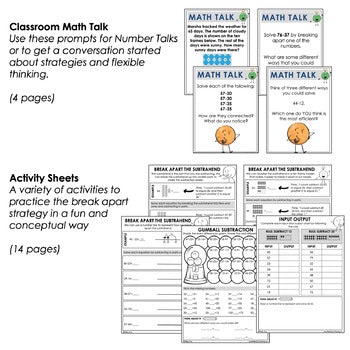 Image of Break Apart Subtraction Strategy - Mental Math Strategies