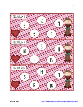 Image of Valentine's Number Sense Task Cards