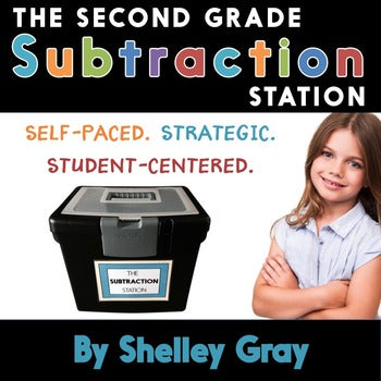Main image for Subtraction Strategies and Fact Fluency Station for 2nd Grade 