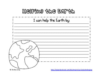 Image of Earth Day Writing Activities