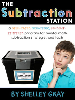 Main image for Subtraction Strategies and Fact Fluency Station for 4th Grade 