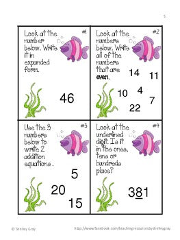 Image of Number Sense Task Cards