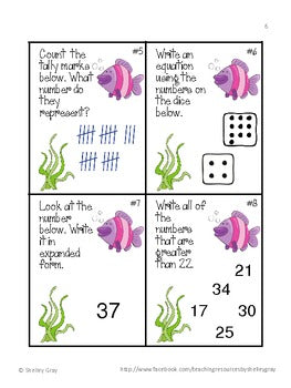 Image of Number Sense Task Cards
