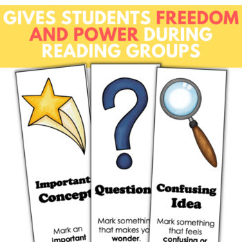 Image of Reading Comprehension Bookmarks for Small Group Instruction