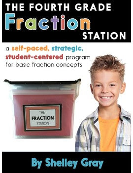 Main image for Fraction Station for 4th Grade - Self Paced Center Activities
