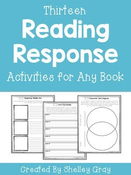 Main image for Reading Response Printables for Any Book