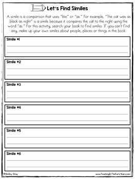 Reading Response Printables for Any Book – Shelley Gray Teaching