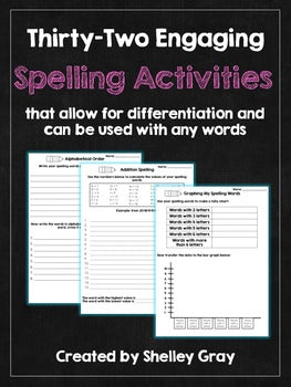Main image for Spelling Activities for Any Word List