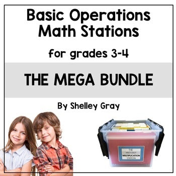 Main image for Math Stations for Addition, Subtraction, Multiplication, Division Fact Fluency