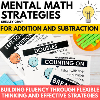 Mental Math Strategies For Addition And Subtraction Fluency - Flexible ...