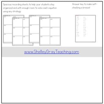 Image of Long Division Task Cards: 4-digit by 1-digit, no remainders