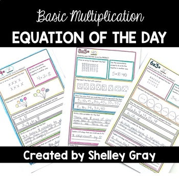 Main image for Multiplication Daily Fact Practice Booklet - Equation of the Day