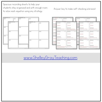 Image of Long Division Problem Solving Task Cards - 2 and 3 by 1-digit, some remainders