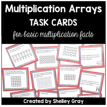 Main image for Multiplication Arrays Task Cards for Basic Multiplication Facts