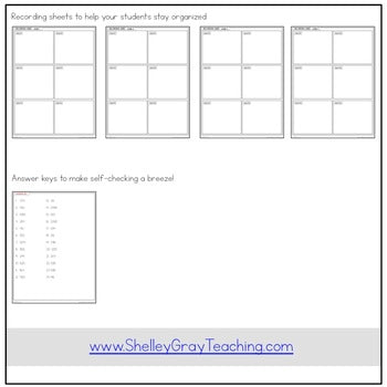 Image of Multi-Digit Multiplication Task Cards 2-Digit by 2-Digit & Strategy Posters