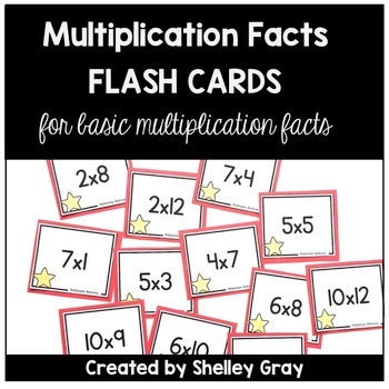 Main image for Basic Multiplication Facts Flashcards 
