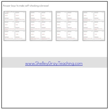 Multiplication or Division Problem Solving Task Cards - Basic Facts ...
