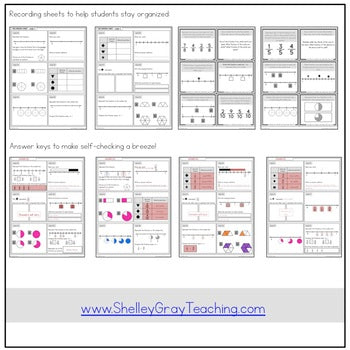 Image of Fractions on a Number Line Task Cards - Fraction Practice