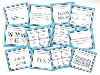 Multiplication Task Cards - x8 Multiplication Facts – Shelley Gray Teaching