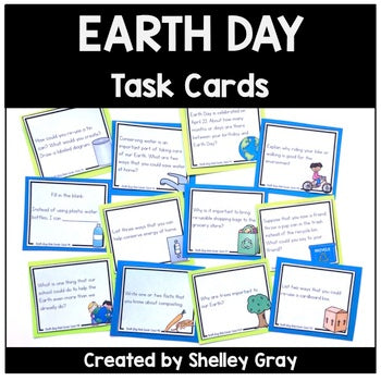 Main image for Earth Day Task Cards - April Center or Station Activity