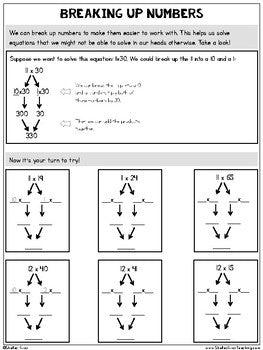 Image of Multi-Digit Multiplication Strategy Sampler