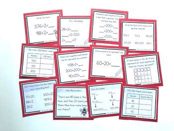 Image of Addition Strategy Task Cards: Plus Two and Extensions (Third Grade)